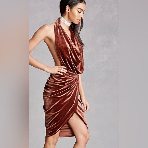 bandeau dress Dark Cherry Mini cotton-dresses Color:blue Evelyn O'Connell - The